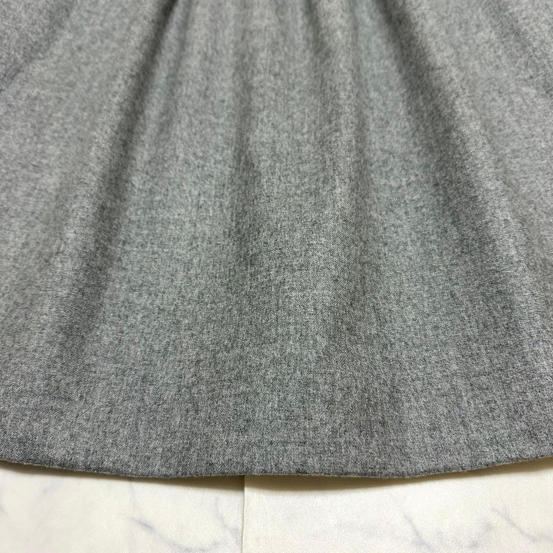 FOXEY ウール ギャザーワンピース Aライン 美品 38