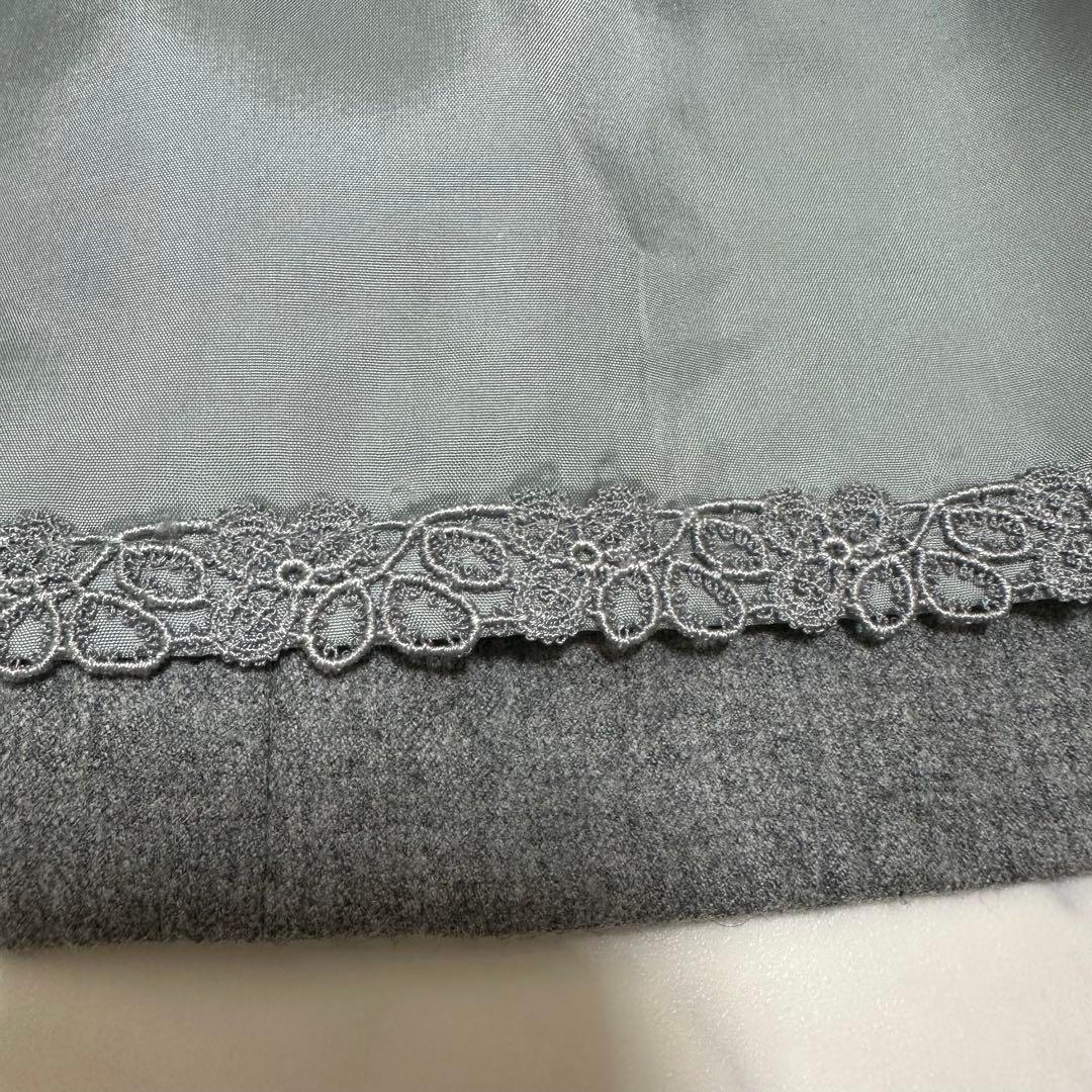 FOXEY ウール ギャザーワンピース Aライン 美品 38