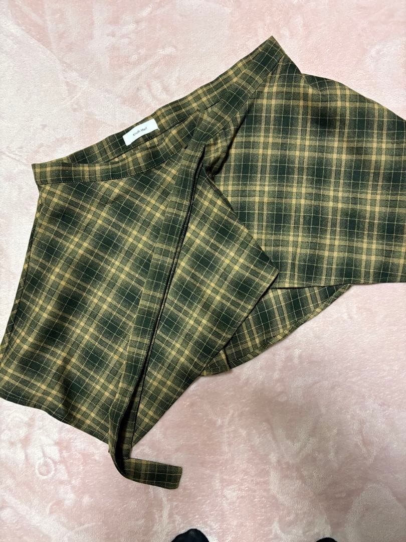 Knuth Marf shirt wrap denimpants/blueデニム