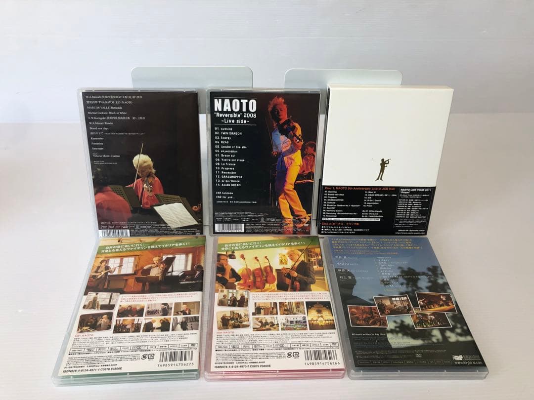 ◆NAOTO 僕たちの地球ロード ヴァイオリン DVD 6枚組 まとめ売り