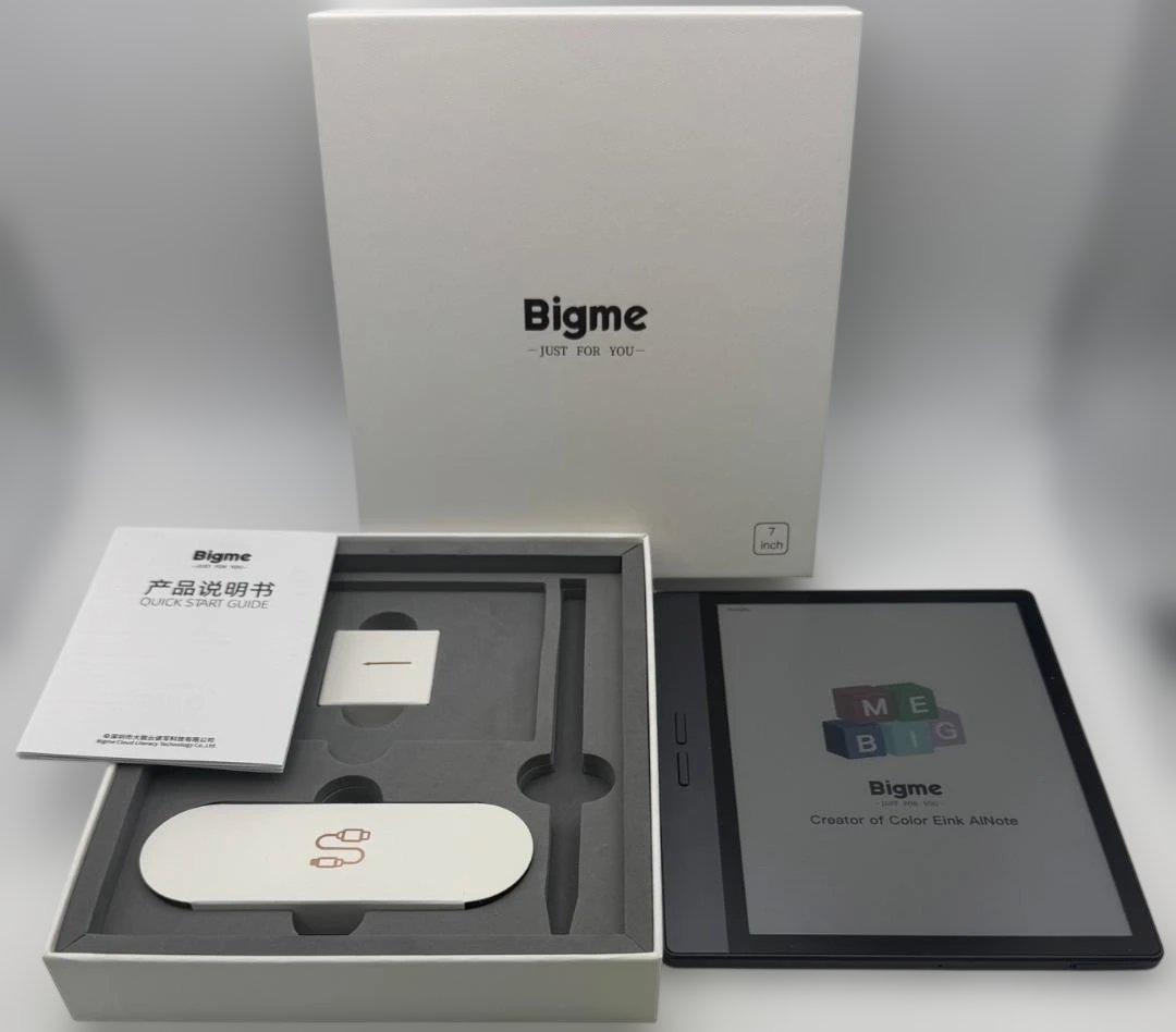 Bigme 7インチ カラーE-inkタブレット（純正カバー付き）
