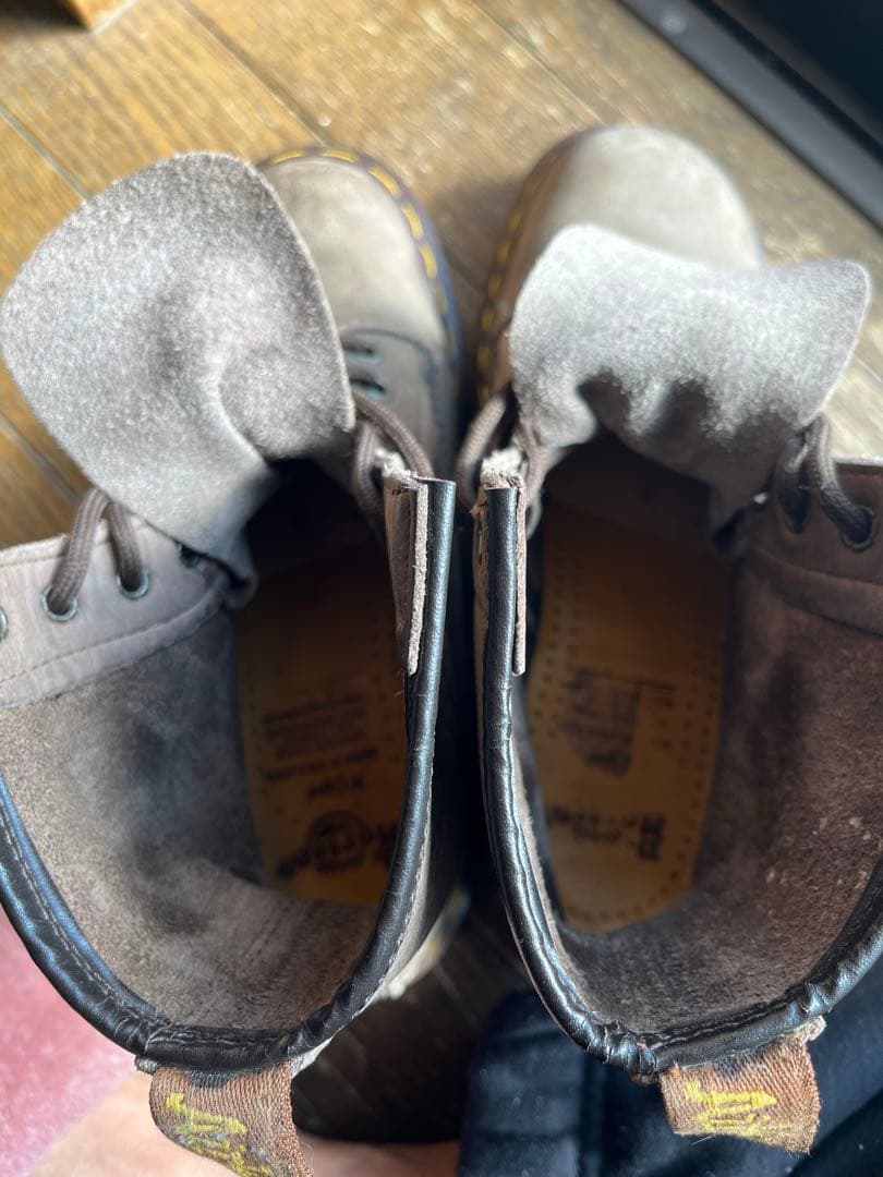 [値下げ]Dr.Martins ベージュ 希少 UK4.5 ブーツ