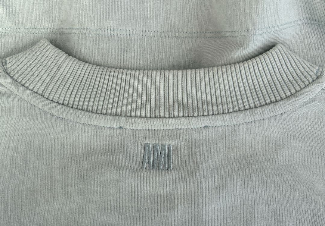 超美品 AMI PARIS アミパリス ロングスリーブTシャツ ミントグリーン