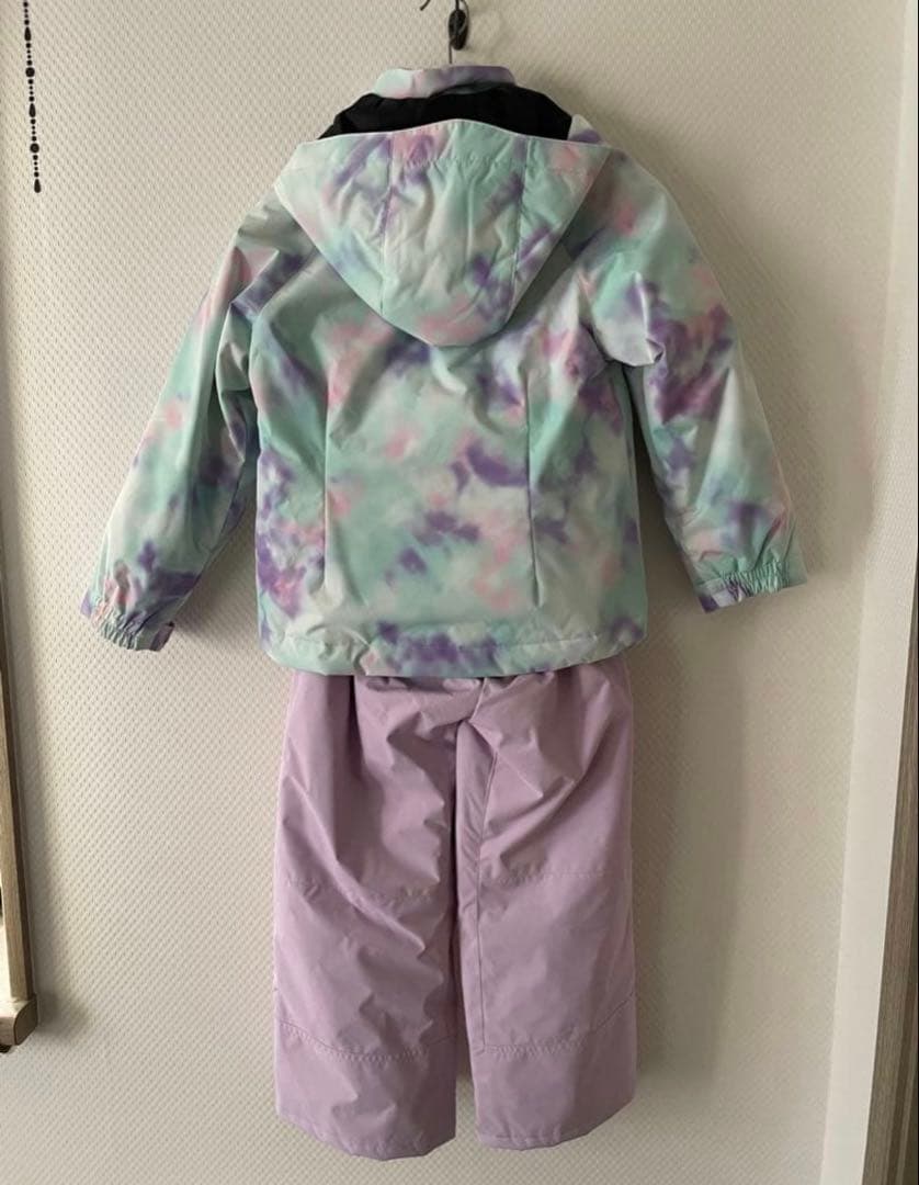 ＯＰ　110〜120 女の子　スキー　ウェアセット　Sサイズ　ミント　スノボ