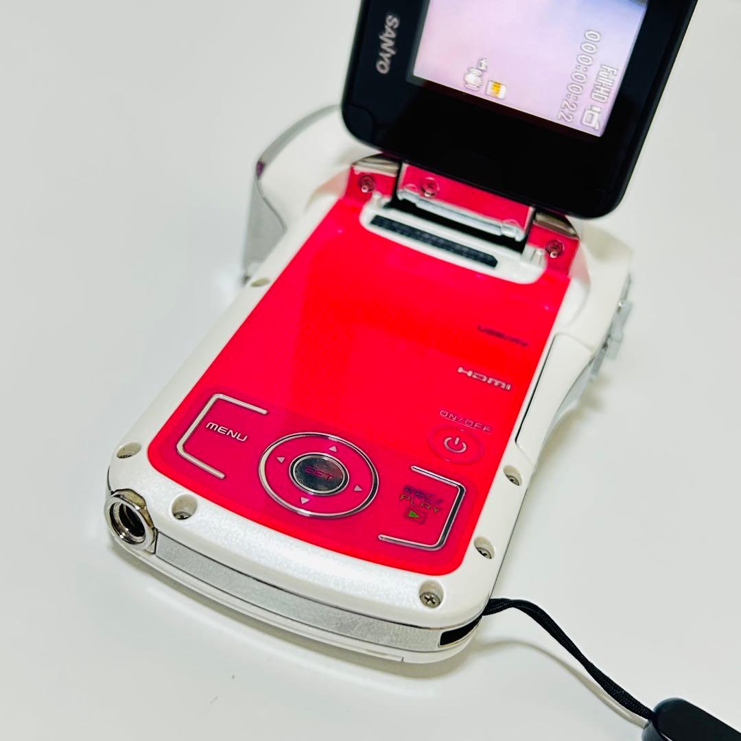 【希少廃盤品】SANYO Xacti DMC-CA100型 防水 ビデオカメラ