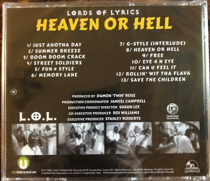l.o.l. gangsta g rap ウェッサイ