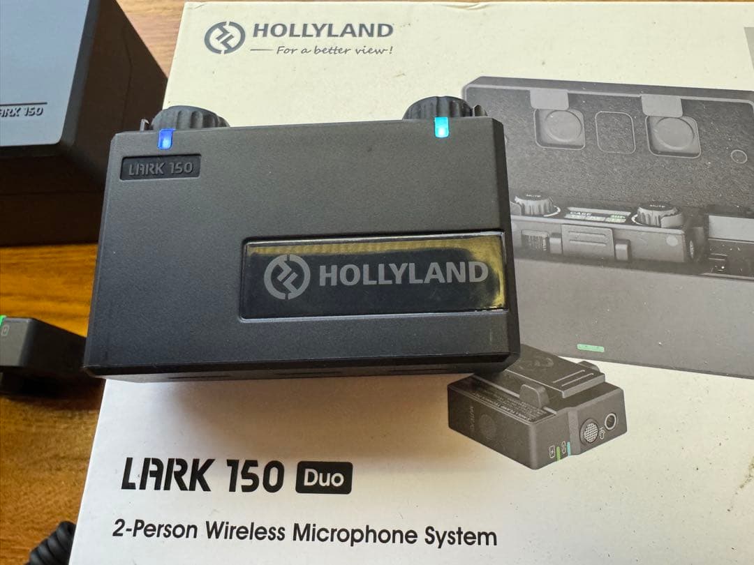 【タイムセール！】HOLLYLAND LARK 150 Duo ワイヤレスマイク