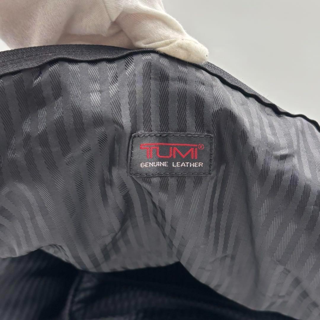 TUMI トゥミ 2way ボストンバッグ オールレザー ブラック 黒 大容量