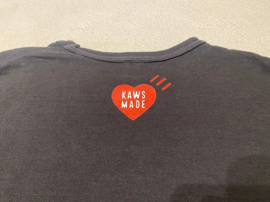 ヒューマンメイド カウズ コラボ シロクマ Tシャツ KAWS MADE XL