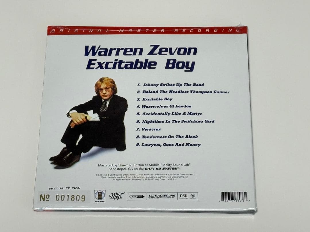 Warren Zevon・Excitable Boy・SACD MFSL