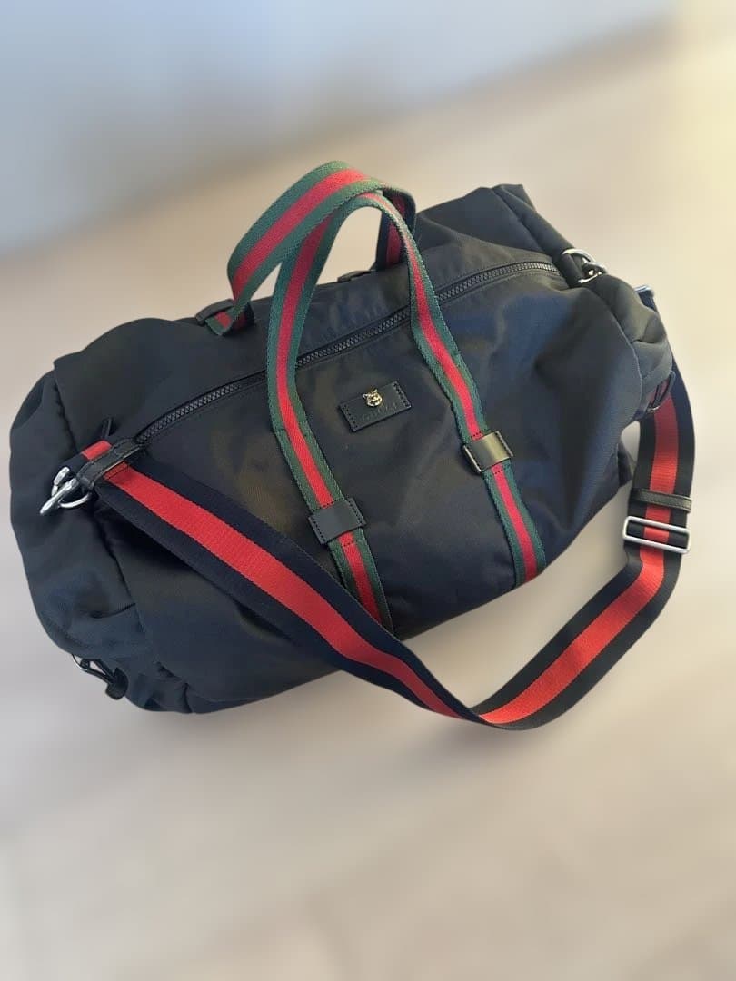 GUCCI グッチ　ブラック ゴルフバッグ　ボストンバッグ　ダッフルバッグ　黒