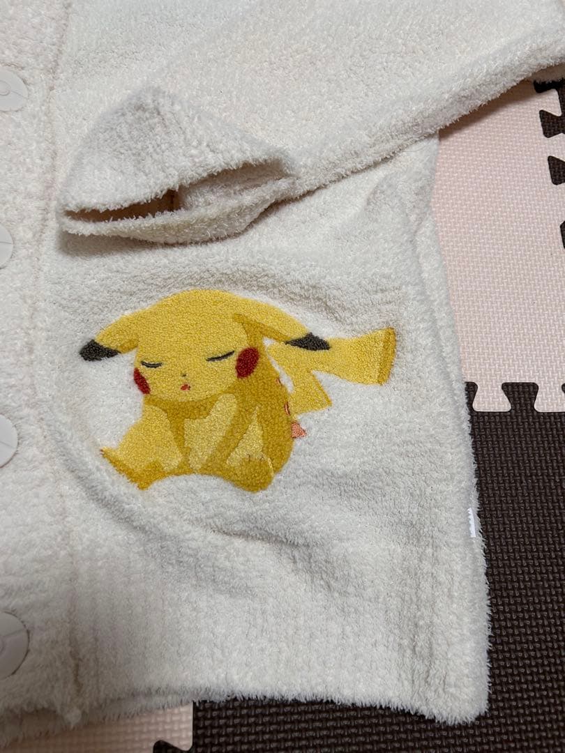 ジェラピケポケモンスリープベビモコジャガードショールカーディガン