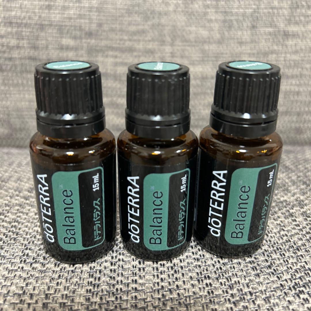 doTERRA Balance エッセンシャルオイル 15ml 3本　ドテラ