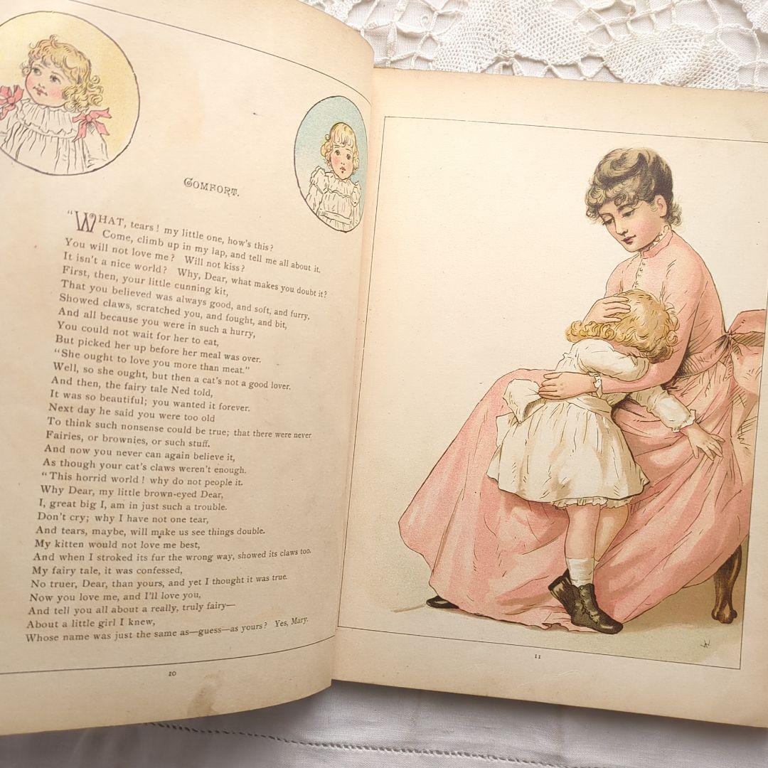 超稀少1888初版本 アンティーク絵本 洋書 児童書 ヴィクトリアン ヴンテージ