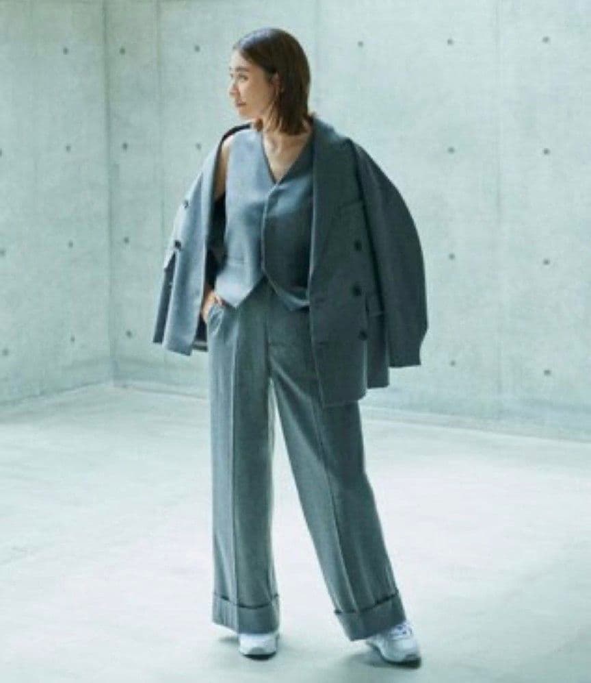 【2022AW】uncrave WHITE スーチング ダブルジャケット