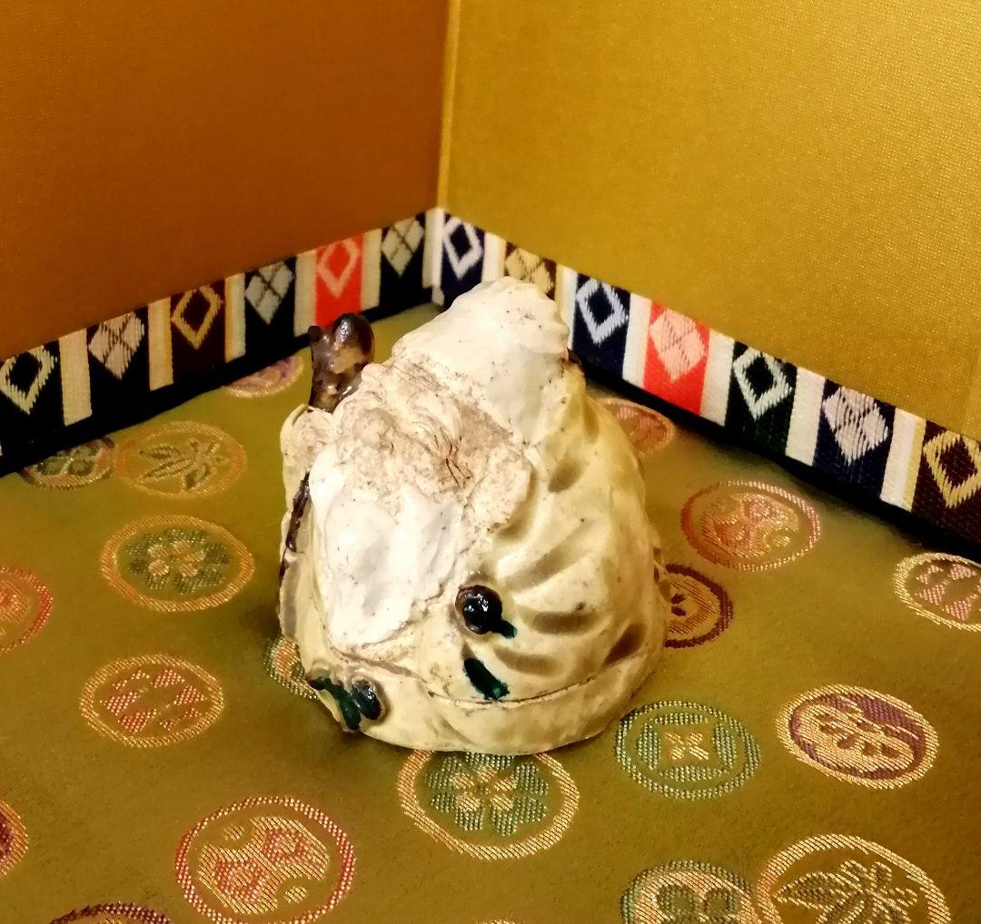 香道　香合　水野家康造　寿老人　共箱　茶道具　茶道　茶器　骨董