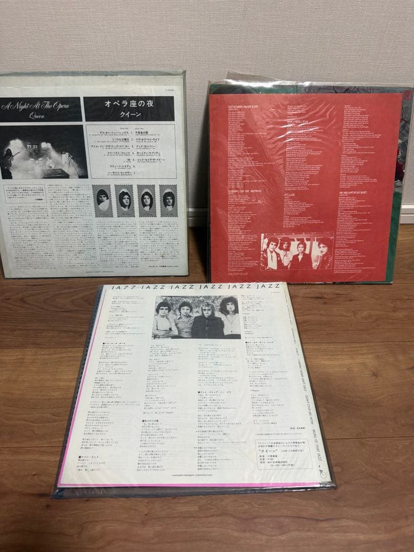 QUEEN lpレコード3枚セット
