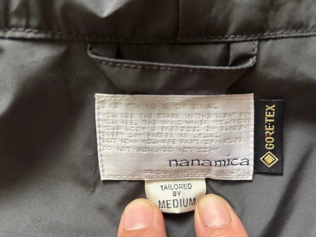 nanamica GORE-TEX グレー ロングモッズコート Ｍ