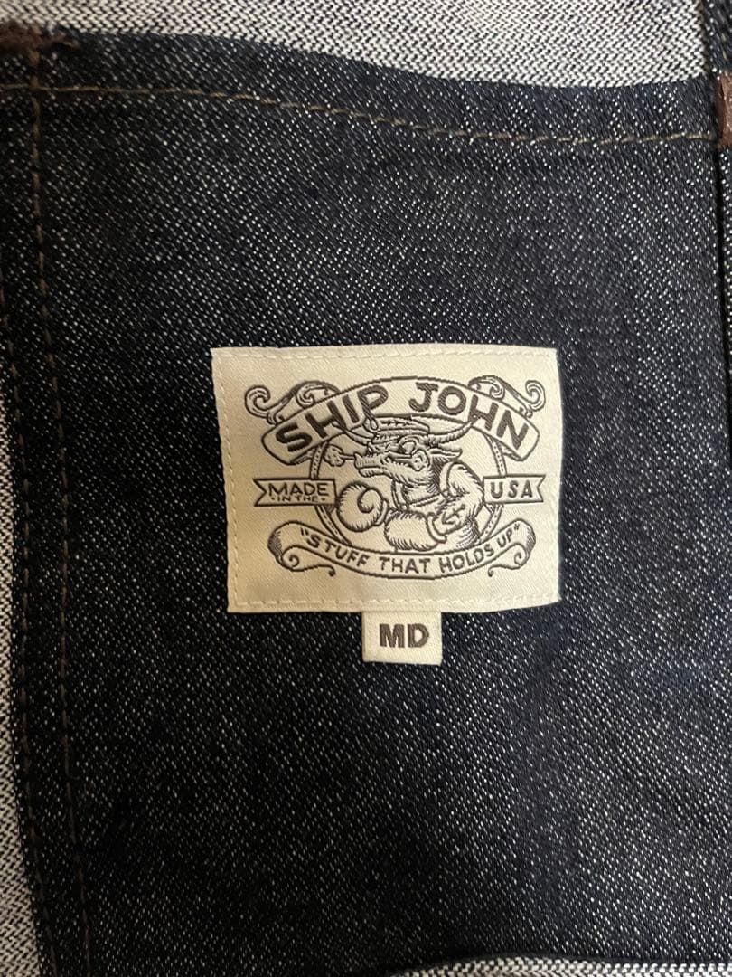 SHIP JOHN JT ジャケット　ショールカラー カバーオール