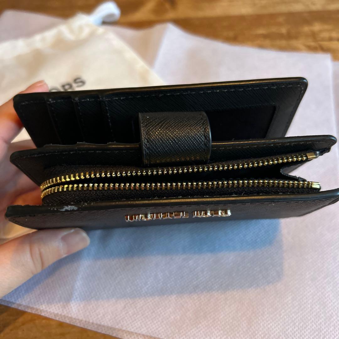 MICHAEL KORS ブラック 二つ折り財布 美品