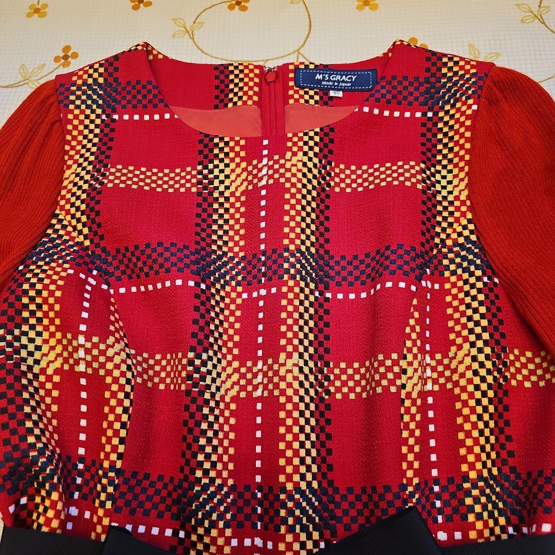 エムズグレイシー♡ワンピース 40 トラッドチェック