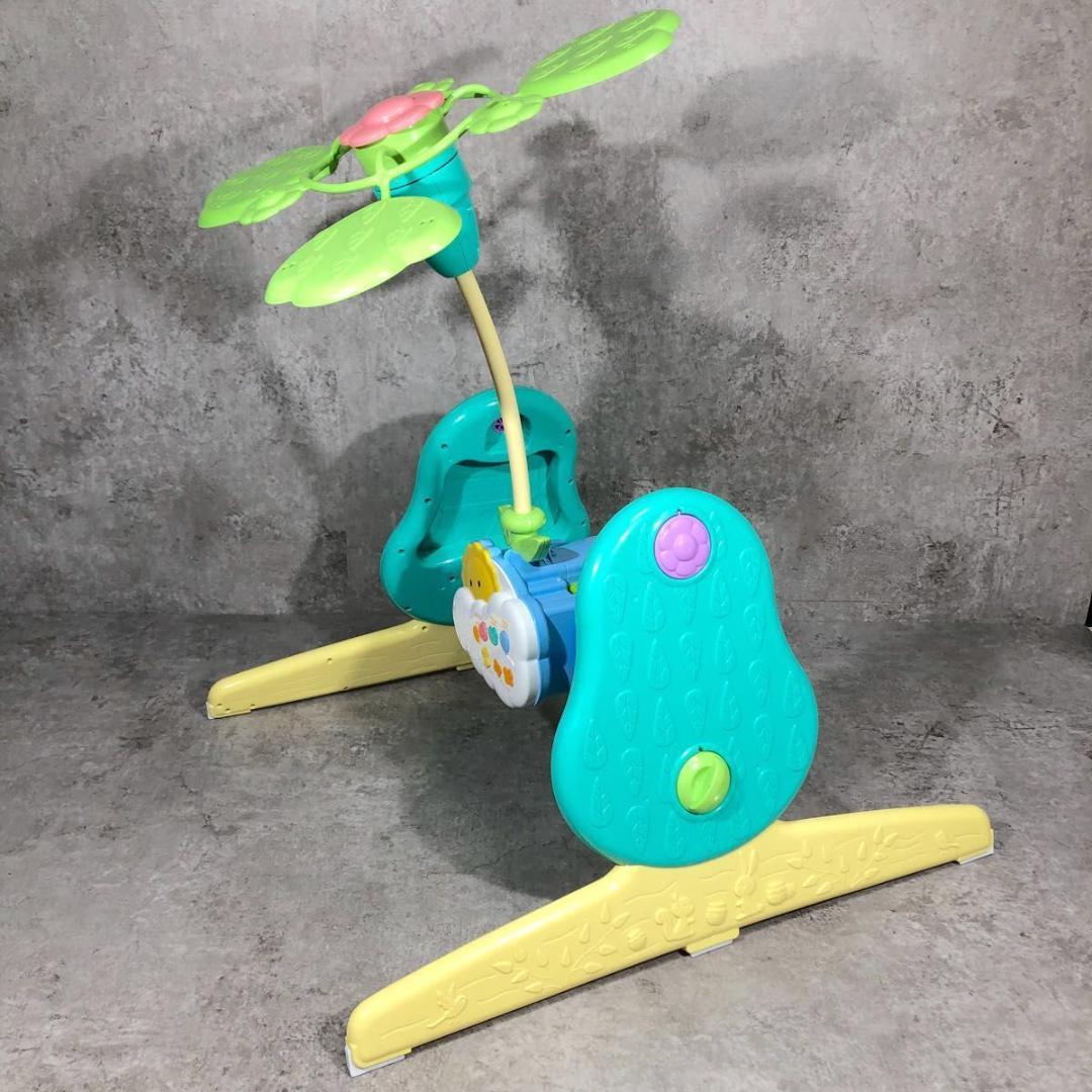美品 大人気 プーさん えらべる回転 6WAY ジムにへんしんメリー ベビージム