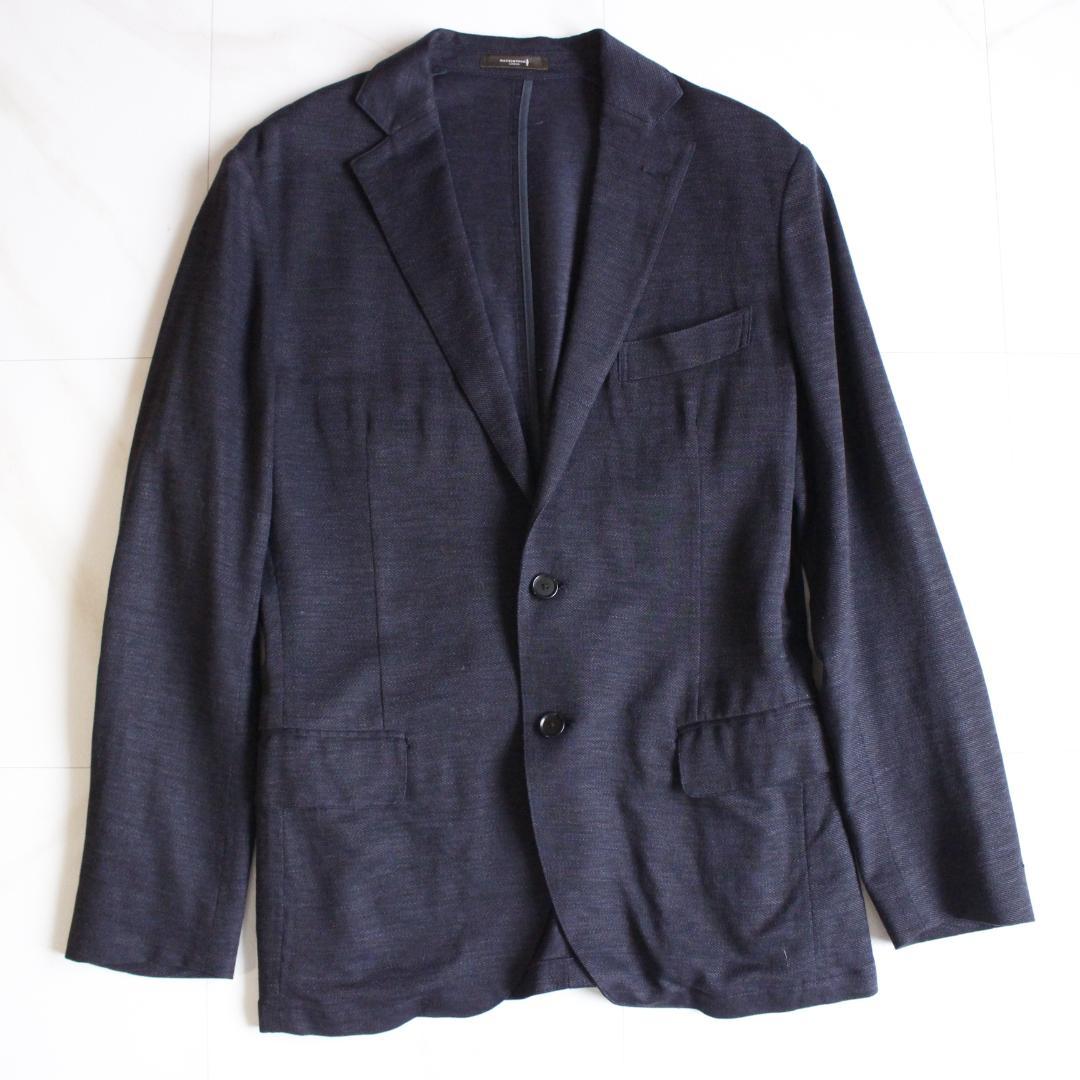 MACKINTOSH LONDON リネンテーラードジャケット M ネイビー