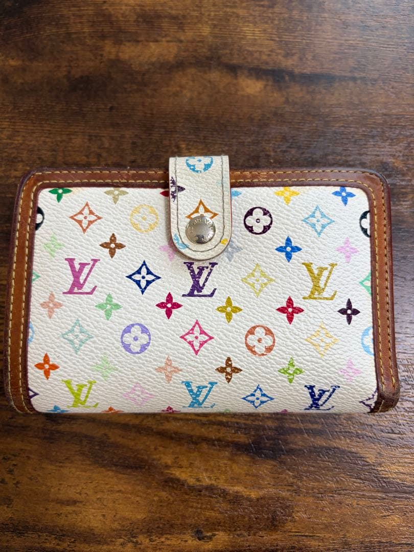 LOUIS VUITTON マルチカラー二つ折り財布