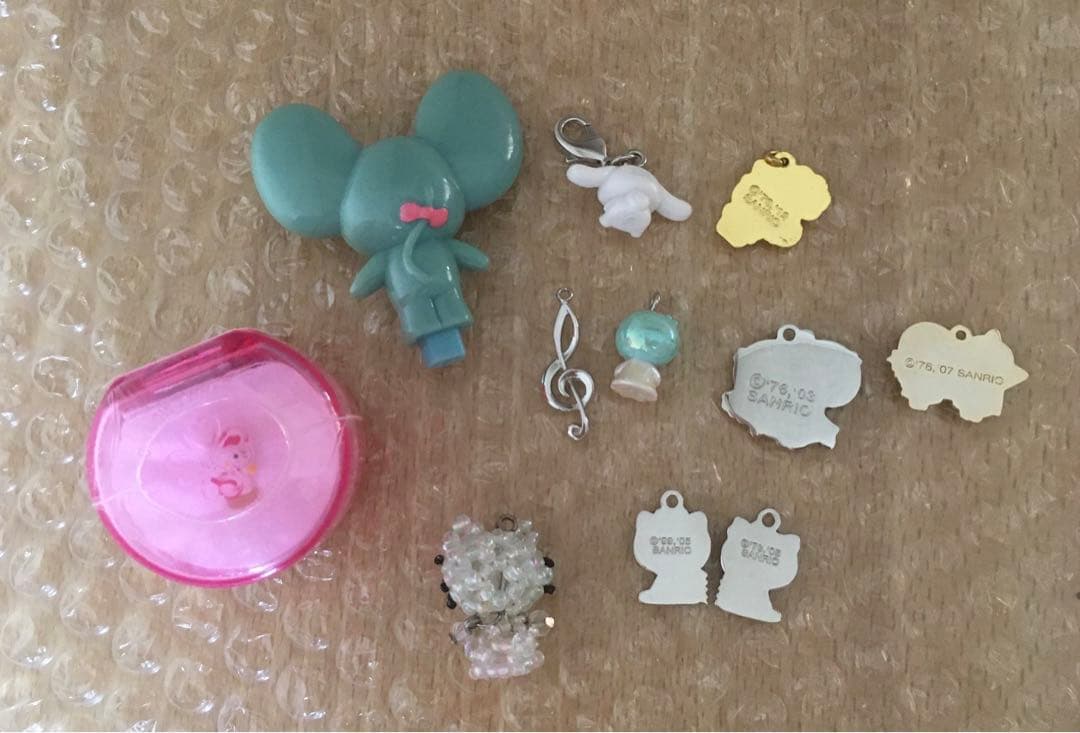 サンリオ ♥ ハローキティ シナモロール ストラップ キキララ 平成レトロ