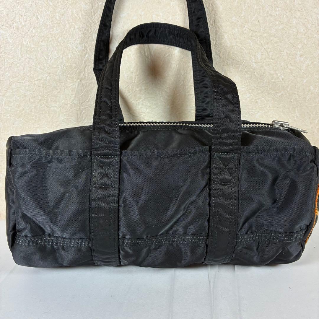 [極美品]PORTER タンカー ドラムバック ミニボストン ナイロン s