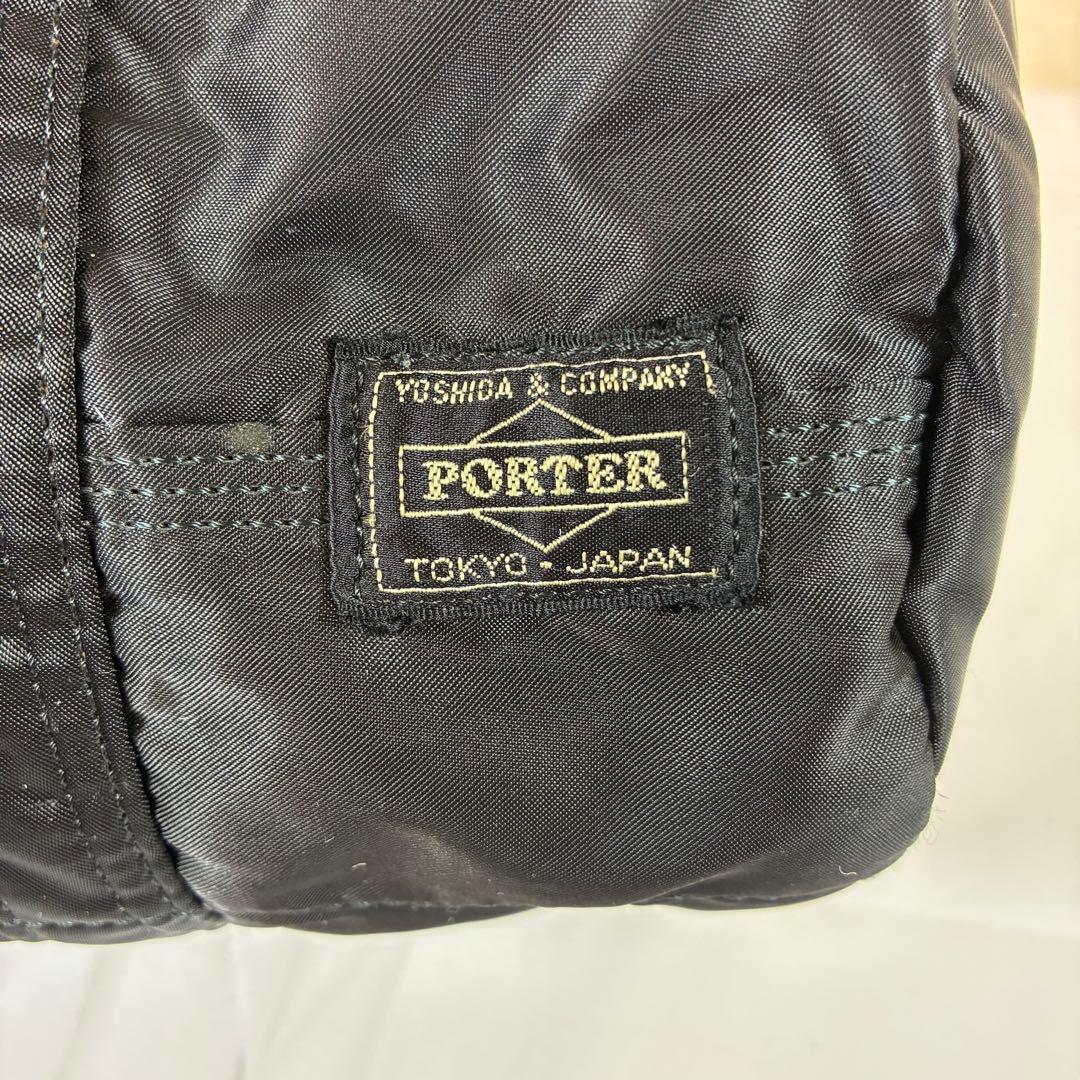 [極美品]PORTER タンカー ドラムバック ミニボストン ナイロン s