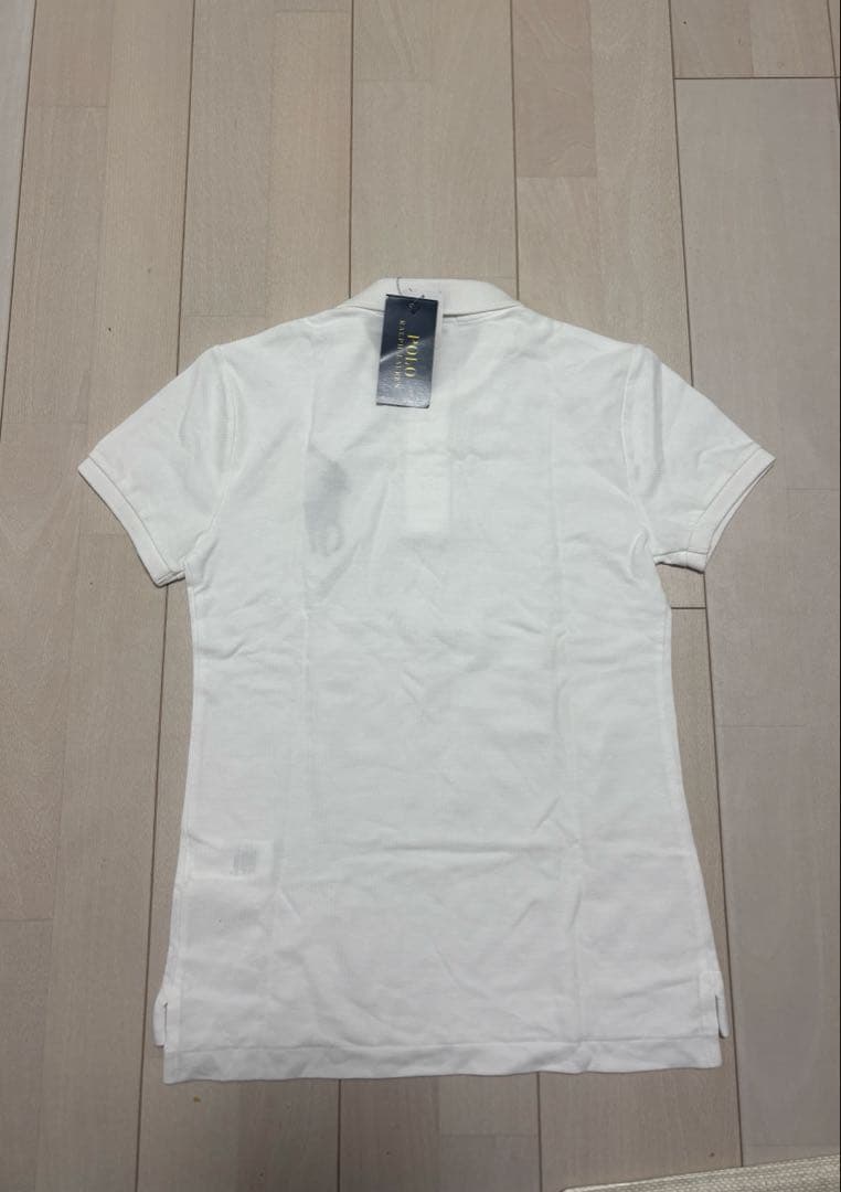 【新品未使用タグ付き】Polo RalphLauren ホワイト ポロシャツ S