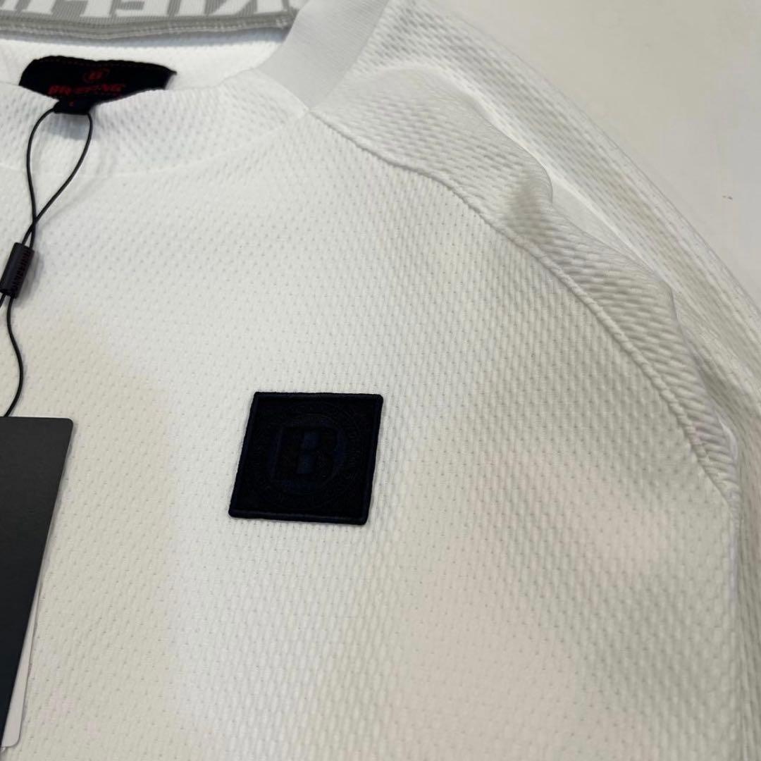 新品　BRIEFING CE NECK LOGO LS HIGHCK RF L