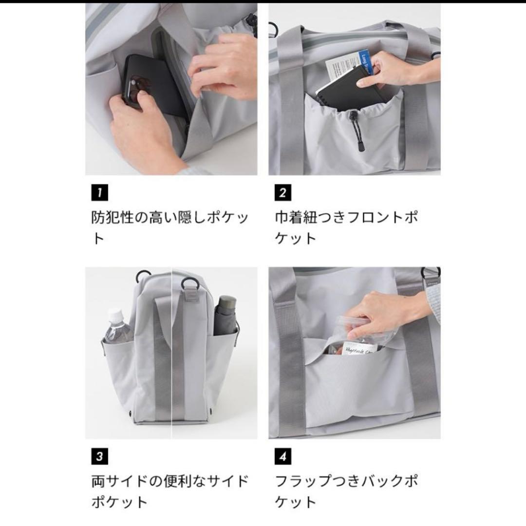 新品⭐︎ミレスト　ボストンバッグ リキッド 強撥水 1〜2泊 キャリーオン　旅行