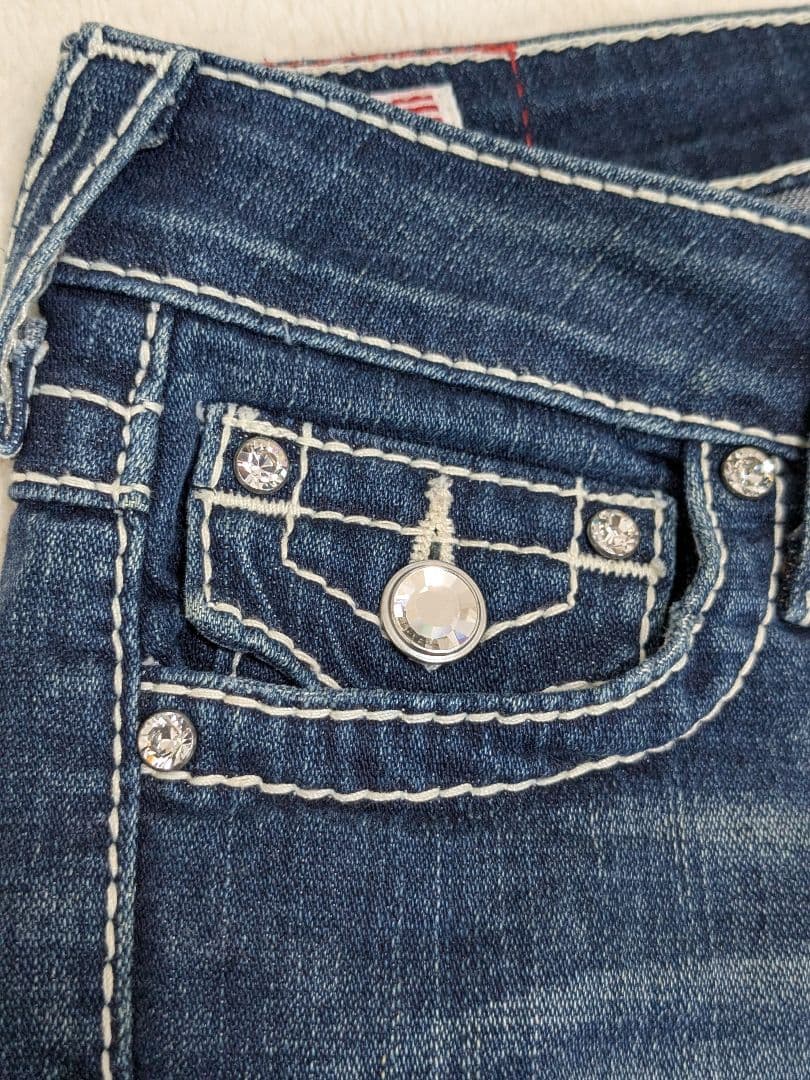 【希少】TRUE RELIGION　JOEY BIG T　スワロフスキー　W23