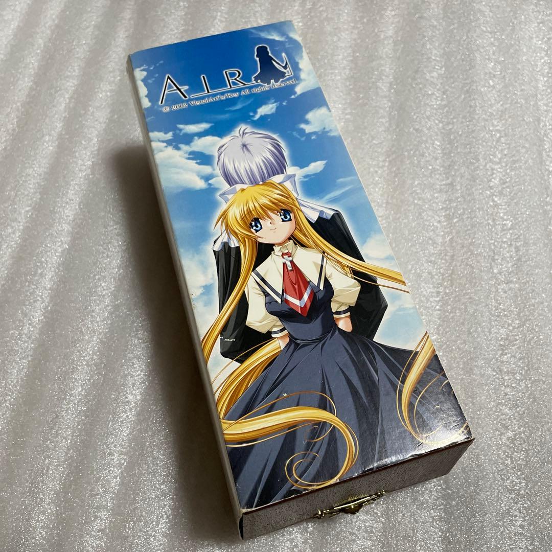 希少AIR 鳥の詩 オルゴール + リボンタイ + キーホルダー　Key
