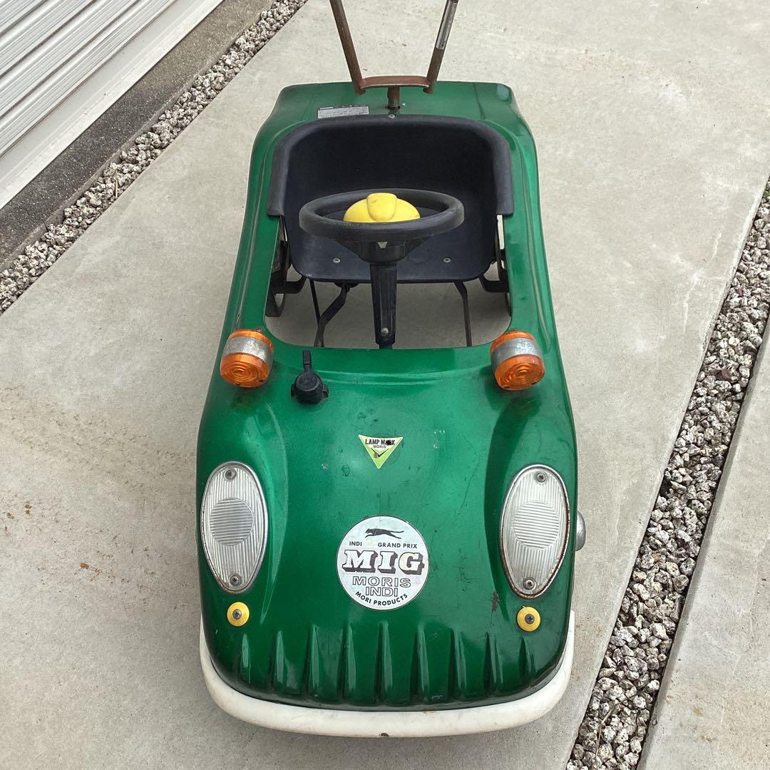 ⭐︎レトロ⭐︎モーリ　ブリキ　手押し　足こぎ　車