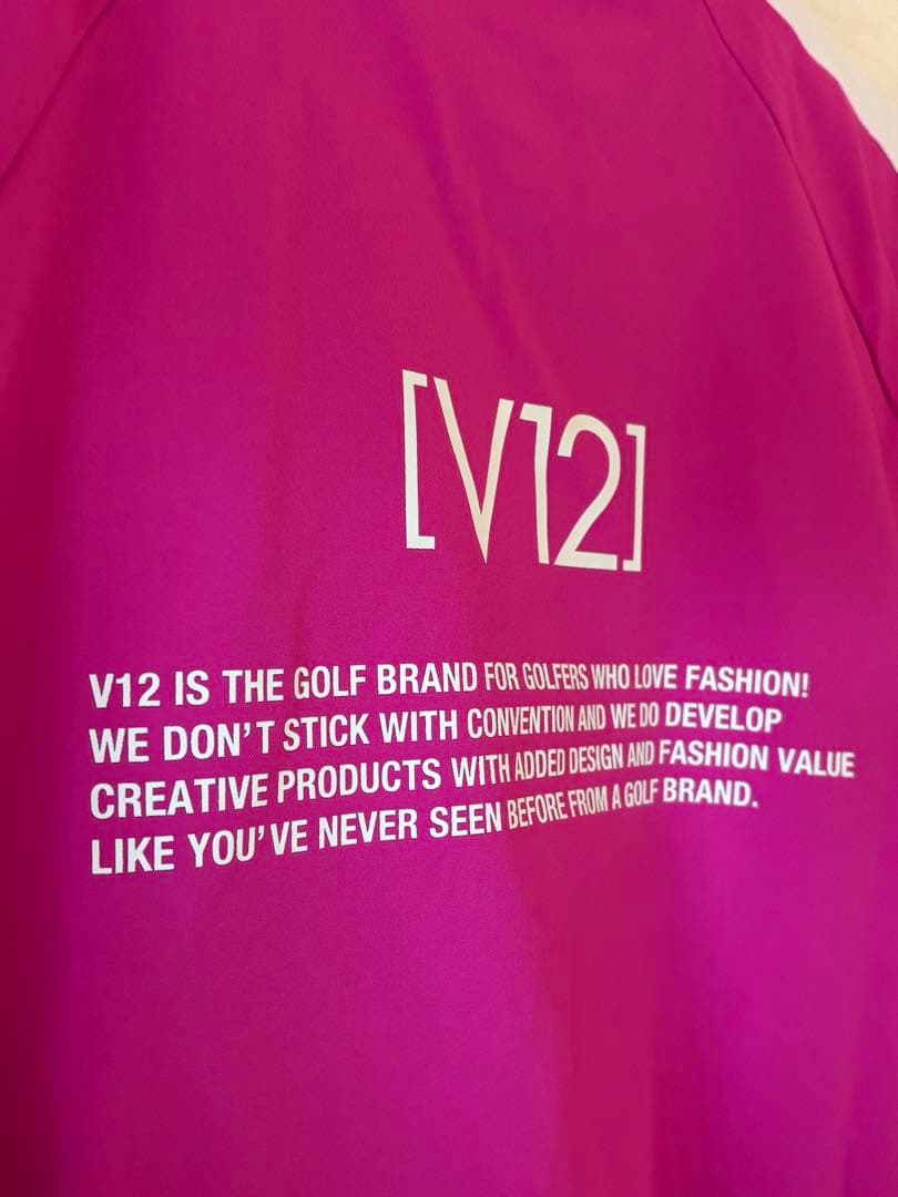 V12 ラグランスリーブジャケット ピンク