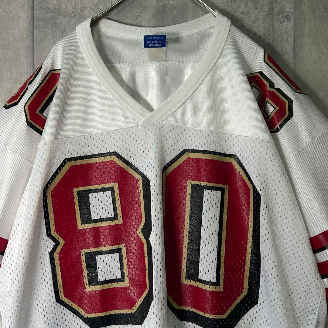 希少 NFL 49ers ジェリー ライス ゲームシャツ メキシコ製 白