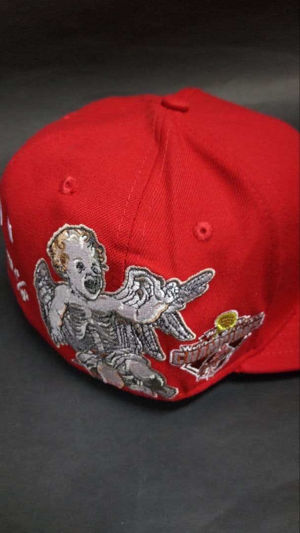 NewEra 59FIFTY×NZMUコラボLAドジャースキャップレッド1/2