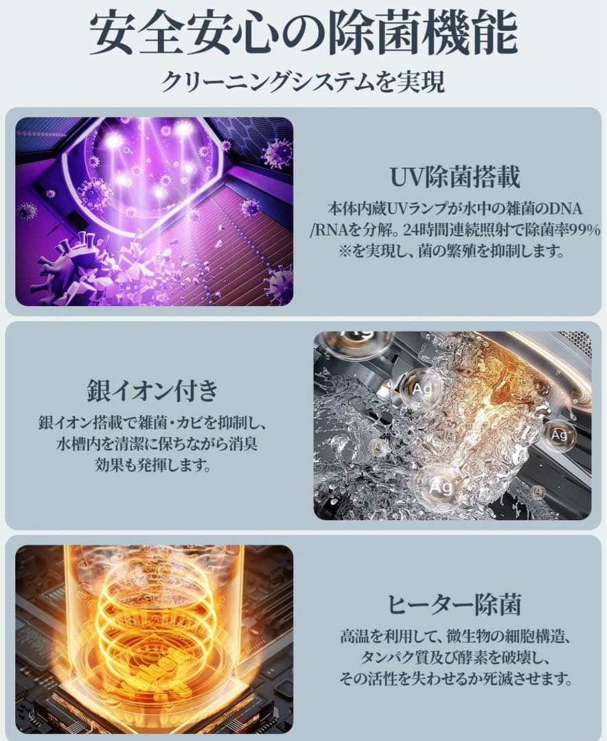 加湿器 加熱式アロマ 10L 大型 空気清浄機能 大容量 超音波 水循環