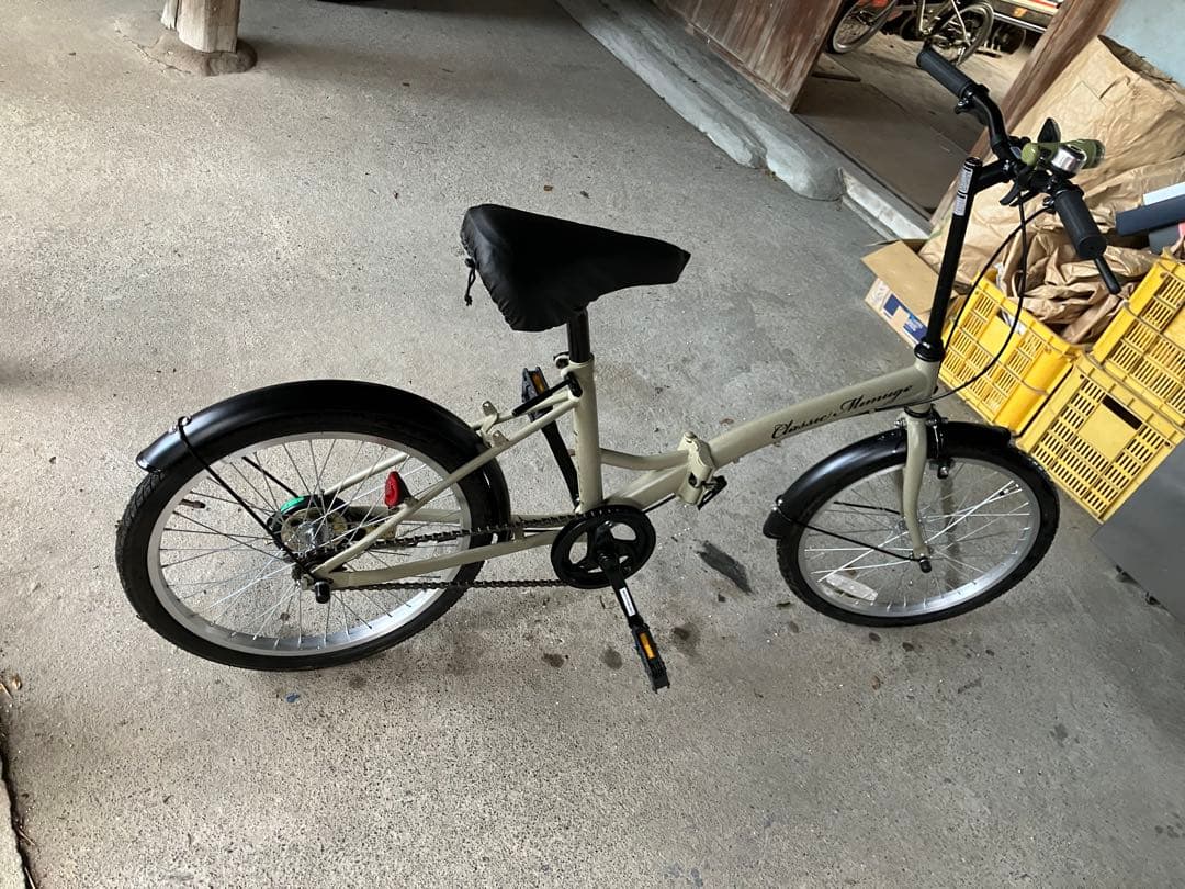 Classic Mimugo FDB20K 折りたたみ自転車 サンドベージュ