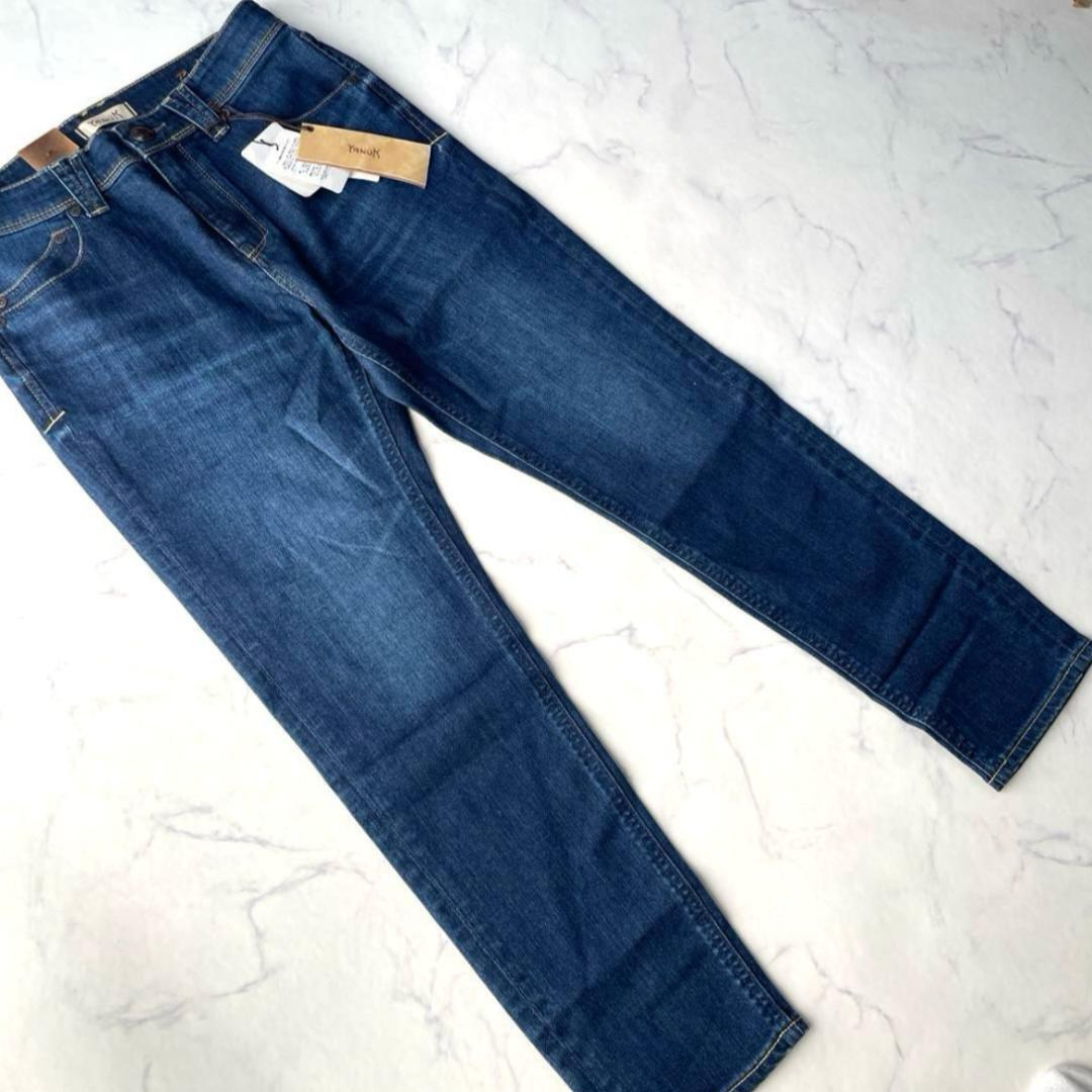 【新品】ヤヌーク YANUK RUTH スリムテーパード デニムパンツ 27