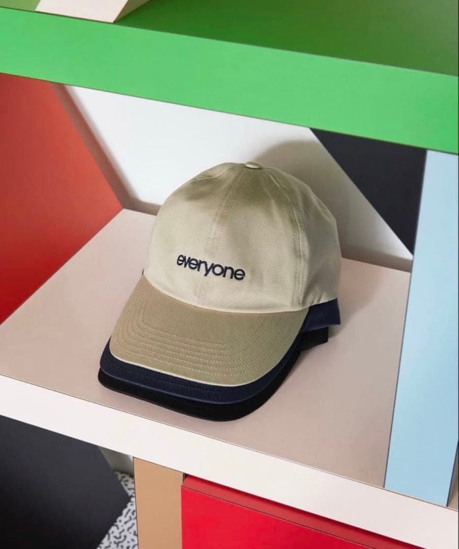 【新作】everyone og logo daily cap black