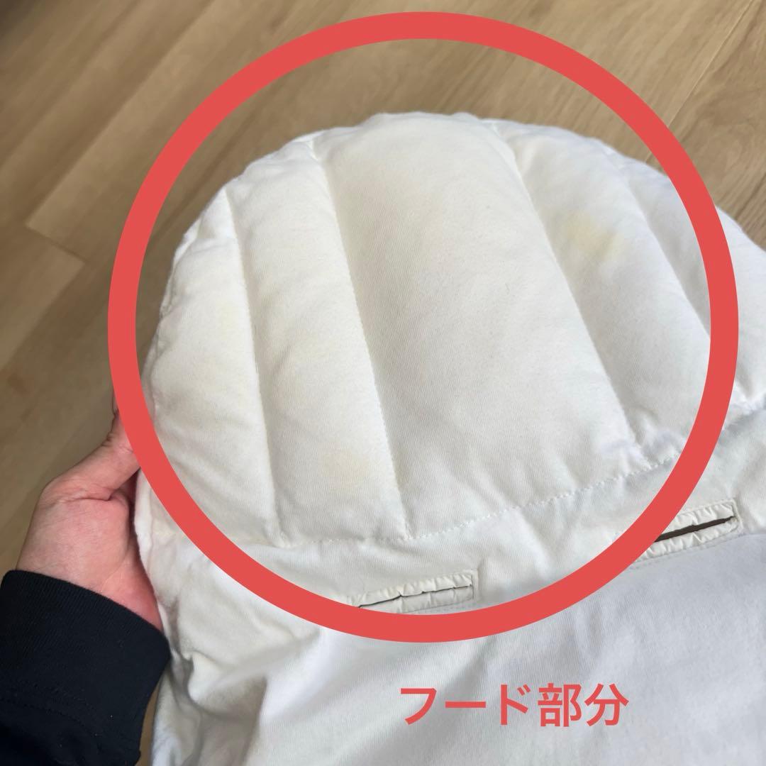 モンクレール　おくるみ　フットマフ　ベビーカー取り付け可　ホワイト　新生児〜