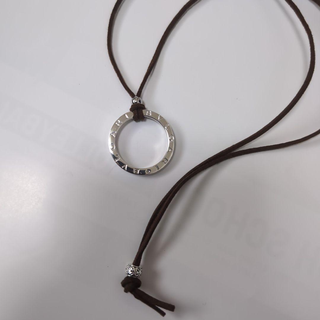 BVLGARI ブルガリシルバー キーリング チョーカー付 ネックレス