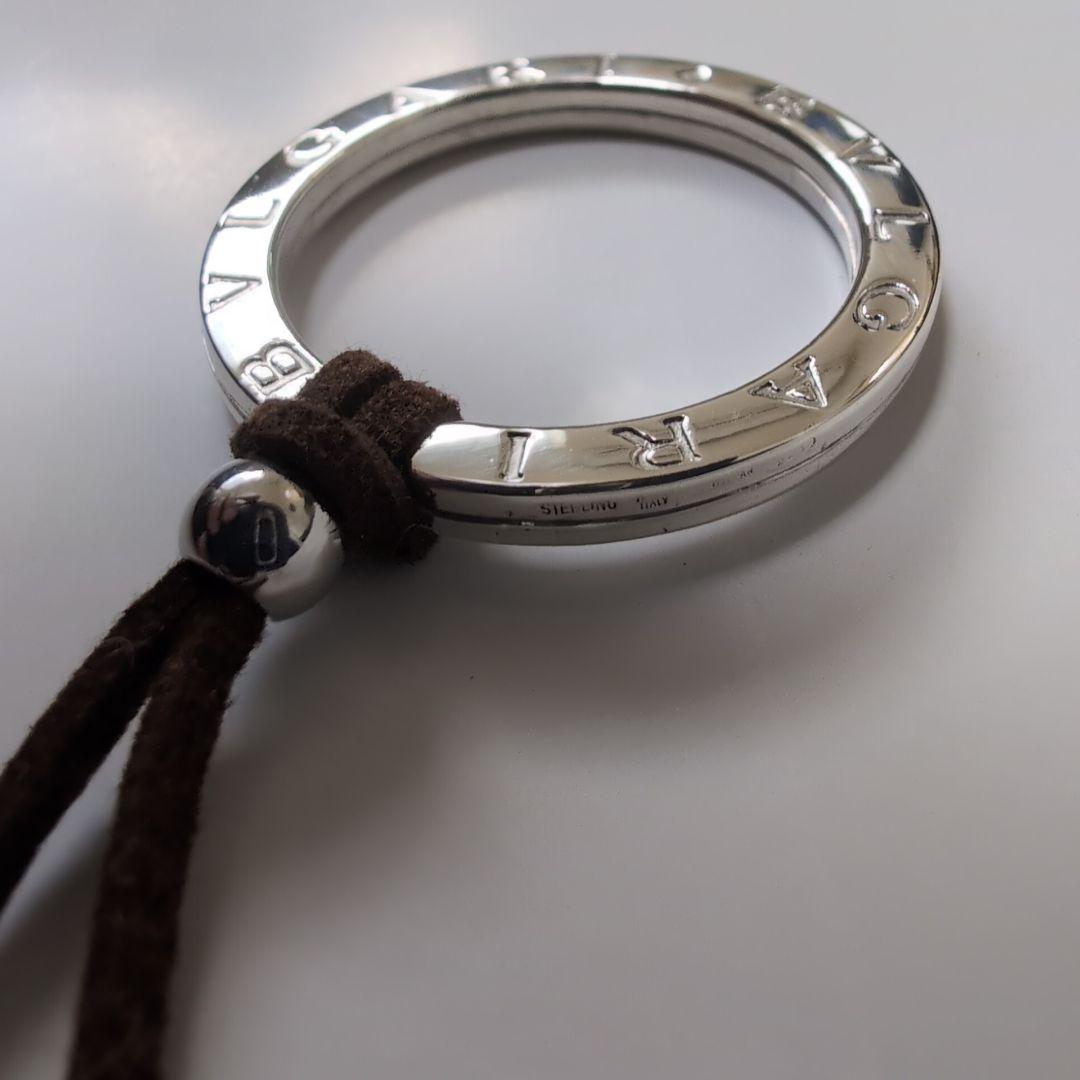 BVLGARI ブルガリシルバー キーリング チョーカー付 ネックレス