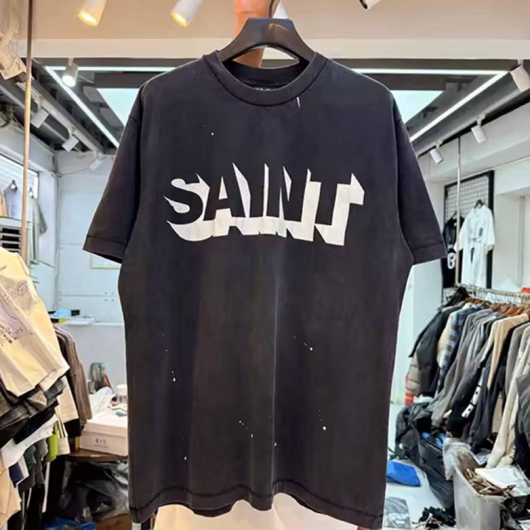 SAINT Mxxxxxx ロゴ Tシャツ