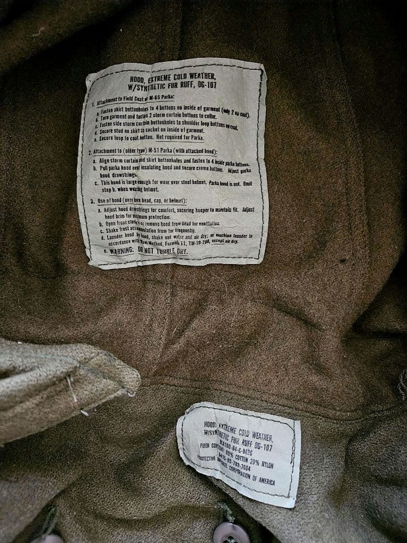 USARMYM-65フィッシュテールパーカ XS フルセッ1983 anytee