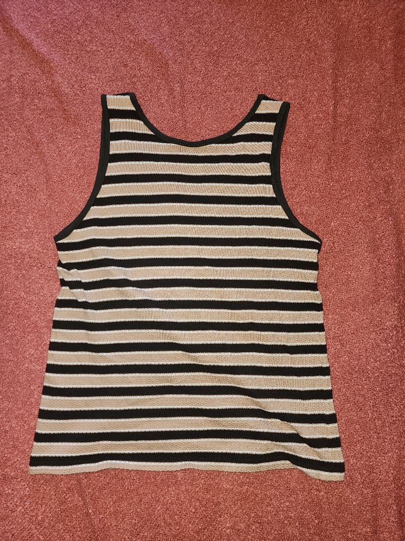 SECOND/LAYER ストライプタンクトップ XS